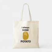 Tote Bag Pomme De Terre Je Brille Toujours La Pomme De Terr (Dos)