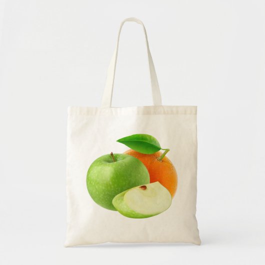 Tote Bag Pomme et orange (Devant)