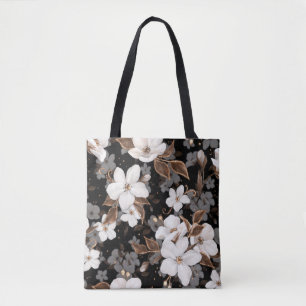 Tote Bag Pomme fleurs