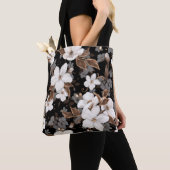 Tote Bag Pomme fleurs (De près)