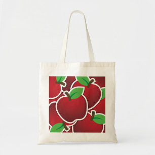 Tote Bag Pomme rouge funky