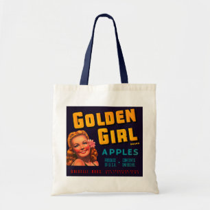 Tote Bag Pommes de fille d'or