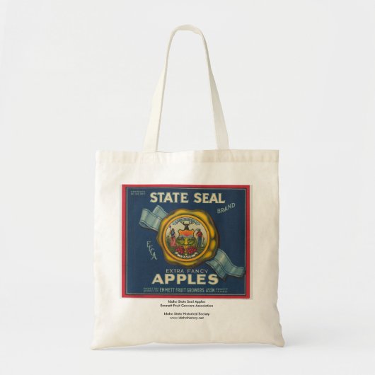 Tote Bag Pommes de joint d'état de l'Idaho (Devant)