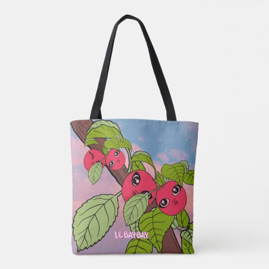 Tote Bag Pommes enchantées Fourre-tout (Dos)