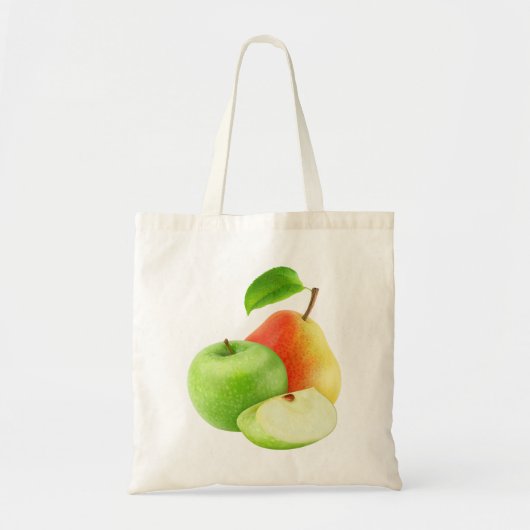 Tote Bag Pommes et poires (Devant)