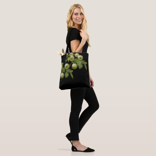 Tote Bag Pommes vertes (Sur le modèle)