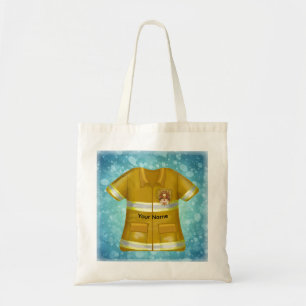 Tote Bag Pompier Bouclier Flammes