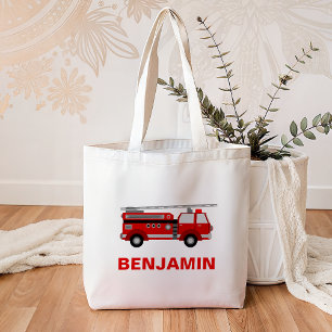 Tote Bag Pompier Camion Enfants