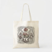 Tote Bag pompier croix de Malte (Devant)