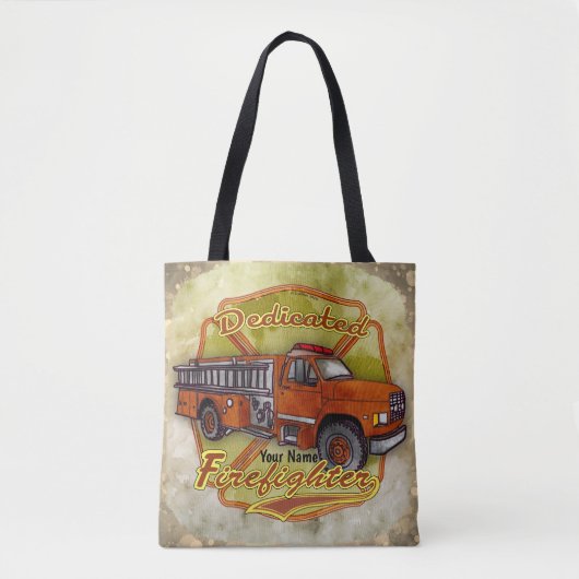 Tote Bag Pompier dévoué (Devant)