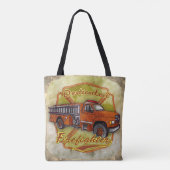 Tote Bag Pompier dévoué (Dos)