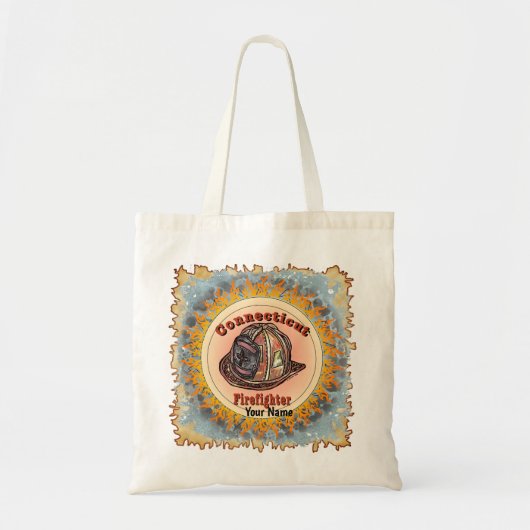 Tote Bag Pompier du Connecticut (Devant)