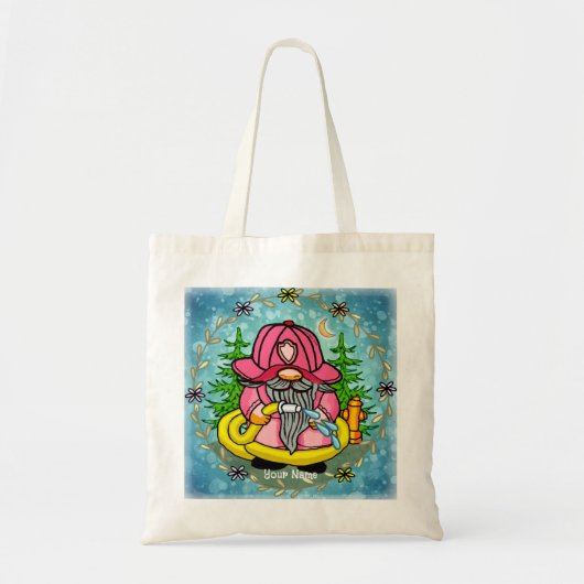 Tote Bag Pompier gnome (Devant)