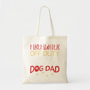 Tote Bag Pompier hors service Chien papa pompier me retrait