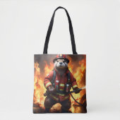 Tote Bag Pompier Otter, (Devant)