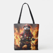 Tote Bag Pompier Otter, (Dos)
