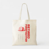 Tote Bag Pompier Pompier Pompier Retraité Pompier Fireman R (Dos)
