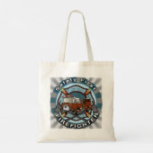 Tote Bag Pompier Sécurité D'abord (Dos)
