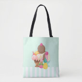 Tote Bag Poncs de crème glacée avec arrosages (Devant)