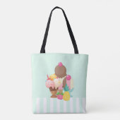 Tote Bag Poncs de crème glacée avec arrosages (Dos)