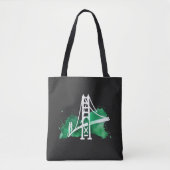 Tote Bag Pont aquarelle (Devant)