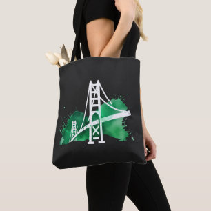Tote Bag Pont aquarelle