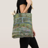 Tote Bag Pont d'art de Monet au-dessus d'un étang des (De près)