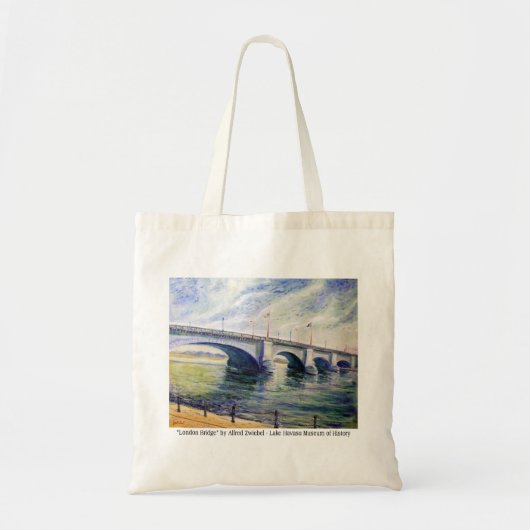 Tote Bag Pont de Londres par Alfred Zwiebel (Devant)