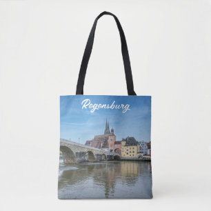 Tote Bag Pont de pierre à Ratisbonne, Allemagne