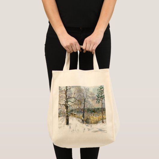 Tote Bag pont d'hiver (Devant (produit))