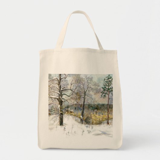 Tote Bag pont d'hiver (Devant)