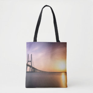 Tote Bag PONT EN BÉTON Brown EN JOURNÉE