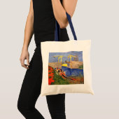 Tote Bag Pont Langlois à Arles par Vincent van Gogh (Devant (produit))