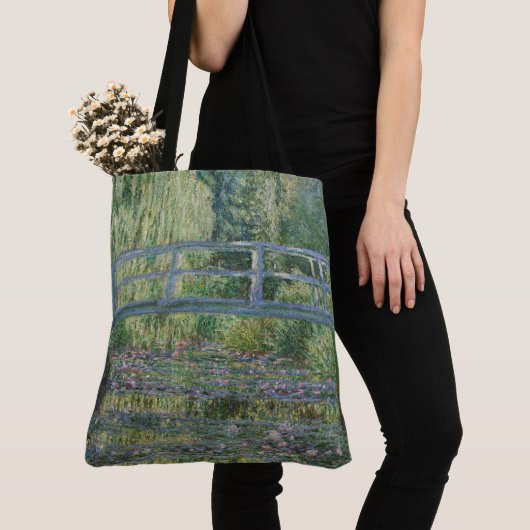 Tote Bag Pont nénuphar et japonais (De près)