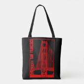 Tote Bag Pont San Francisco-Golden Gate (Dos)