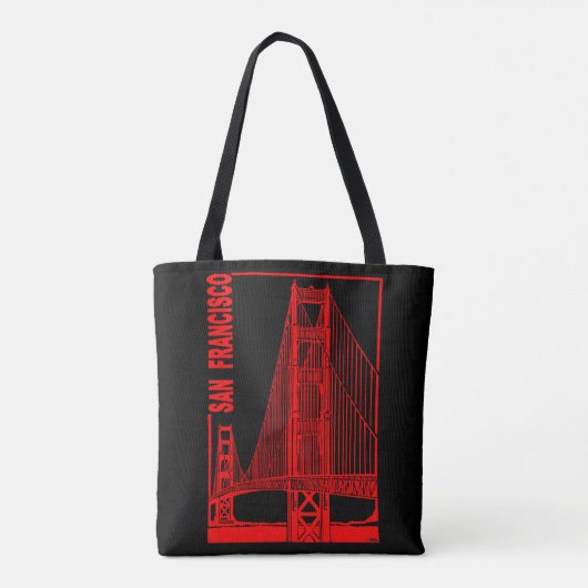 Tote Bag Pont San Francisco-Golden Gate (Dos)