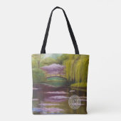 Tote Bag Pont sur le Pond Fourre-tout de Monet (Dos)