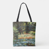 Tote Bag Pont sur l'étang Nénuphar par Claude Monet (Dos)