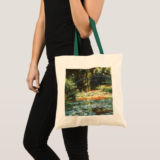 Tote Bag Pont sur l'étang Nénuphar par Claude Monet (Devant (produit))