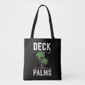 Tote Bag Pont The Palms Tropical Hawaii Christmas Palm (Devant)
