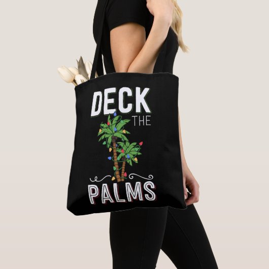 Tote Bag Pont The Palms Tropical Hawaii Christmas Palm (De près)