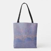 Tote Bag Pont Waterloo Effet Soleil Monet Peinture (Dos)