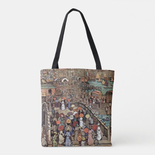 Tote Bag Ponte Della Paglia, Venise par Maurice Prendergast (Dos)