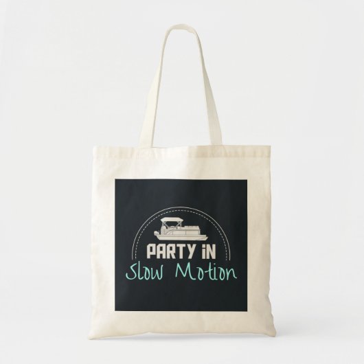 Tote Bag Ponton Party au ralenti (Devant)