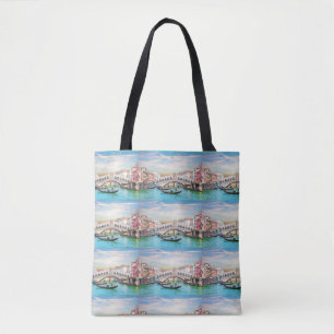 TOTE BAG PONTS DE VENISE ITALIE VÉNÉZIE
