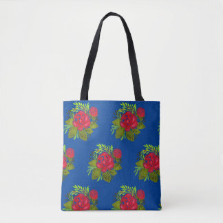 Tote Bag Pony Folk Floral