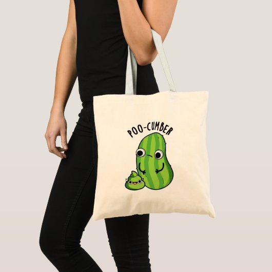 Tote Bag Poo-concombre Funny Concombre Pun (Devant (produit))
