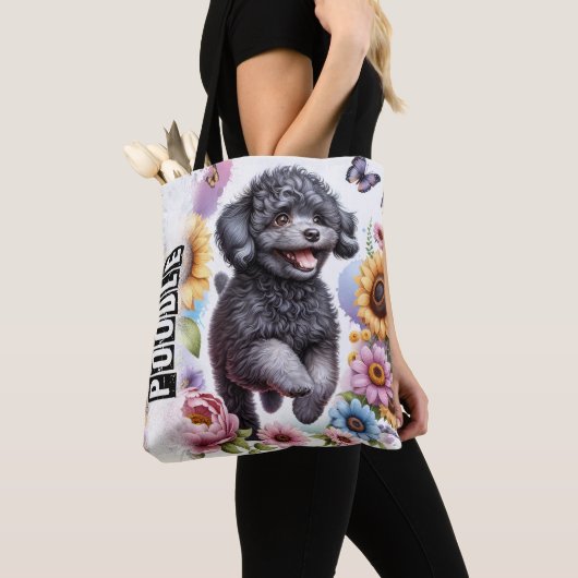 Tote Bag Poodle (De près)