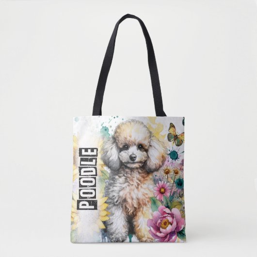 Tote Bag Poodle (Devant)