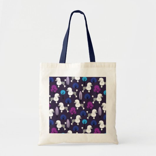 Tote Bag Poodle dans le parc (Devant)